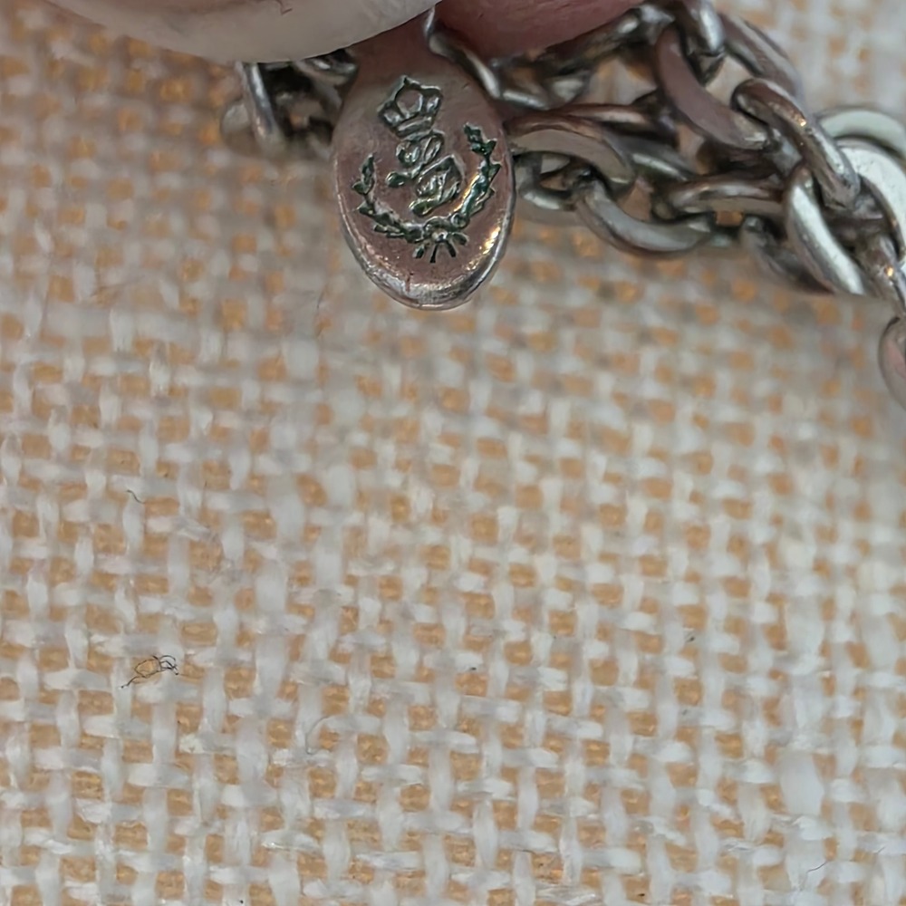 Layered Shell Pearl Charm Necklace Silver Tone Lobster Clasp Adjustable‎ - Picture 4 of 6